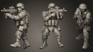 3D model Modern Soldier (STL)